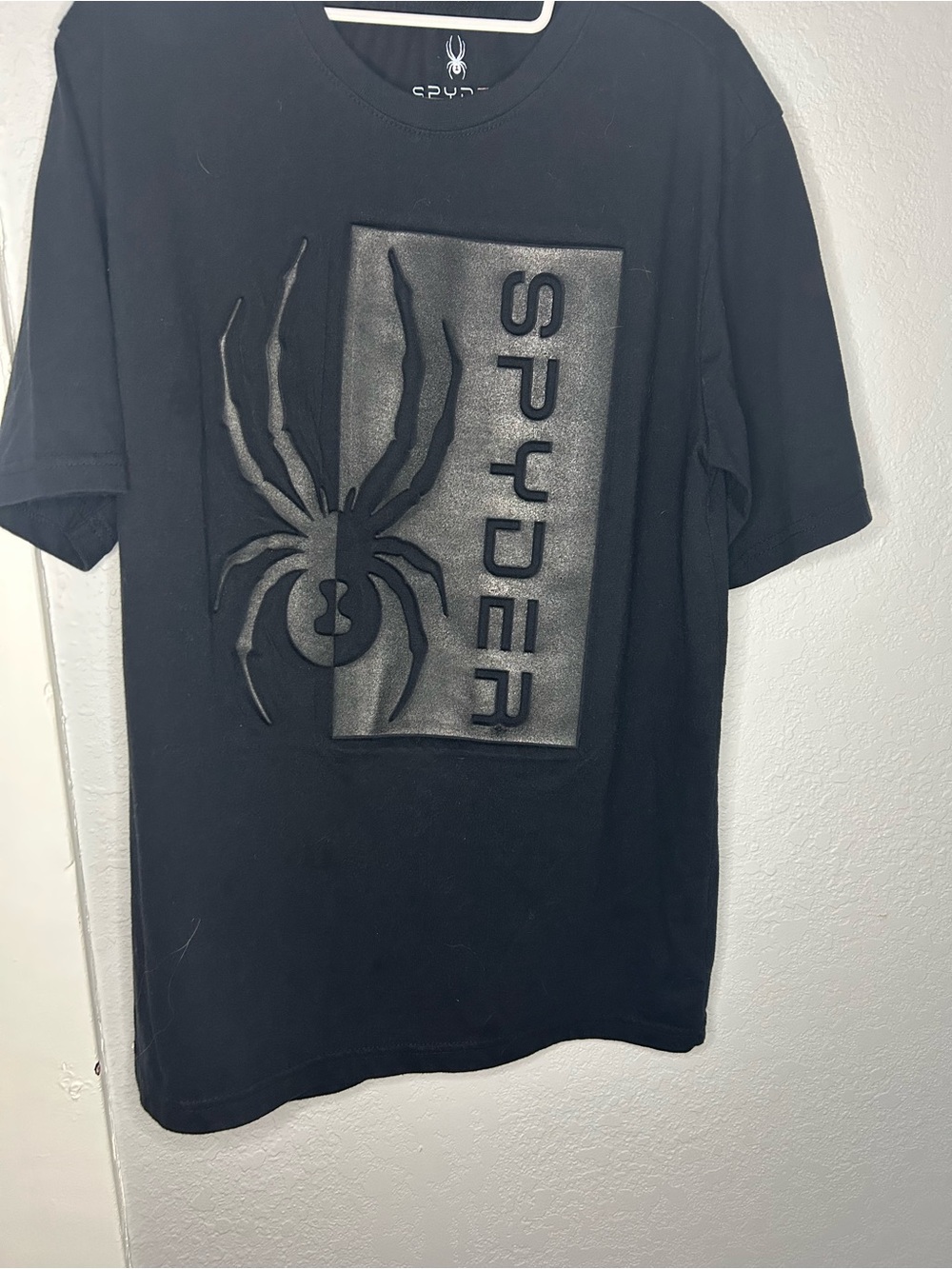 Spyder Men’s Black Spider Logo Short Sleeve Tee L